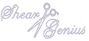 Shear Genius Rhinestone Transfer