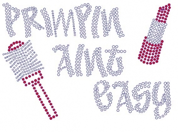Primpin Aint Easy Rhinestone Transfers