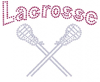Lacrosse Rhinestone Transfer
