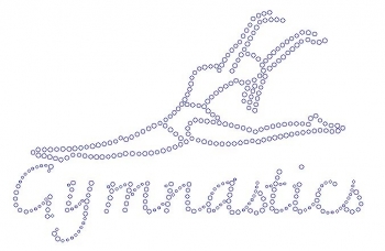 Gymnastics Rhinestone Transfer
