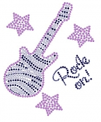 Rock On Rhinestone Transfer