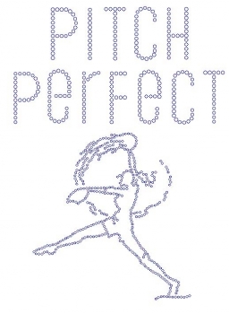Pitch Perfect rhinestone transfer
