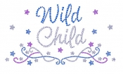 Wild Child Rhinestone Transfer