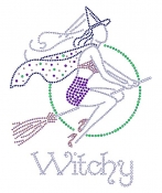 Witchy Rhinestone Transfer