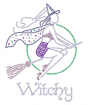 Witchy Rhinestone Transfer