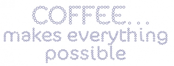 Coffee makes everything possible Rhinestone Transfer 